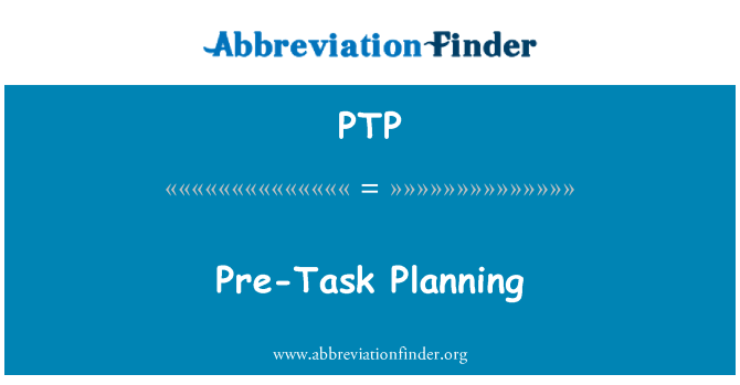 PTP: Ki te fèt avan Tâche Planification