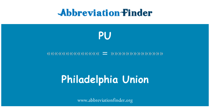 PU: Philadelphia unie
