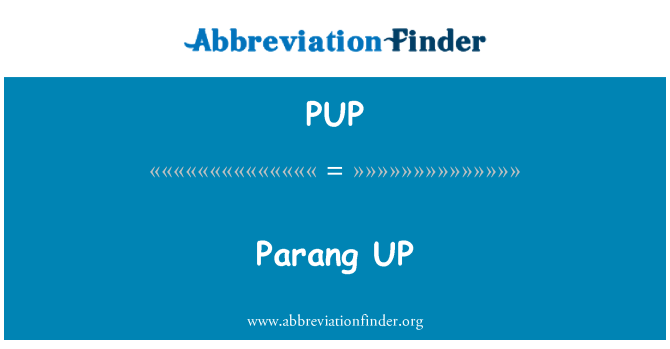 PUP: Parang godi