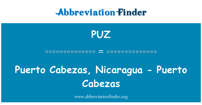PUZ: Пуерто Cabezas, Никарагуа - Пуерто Cabezas