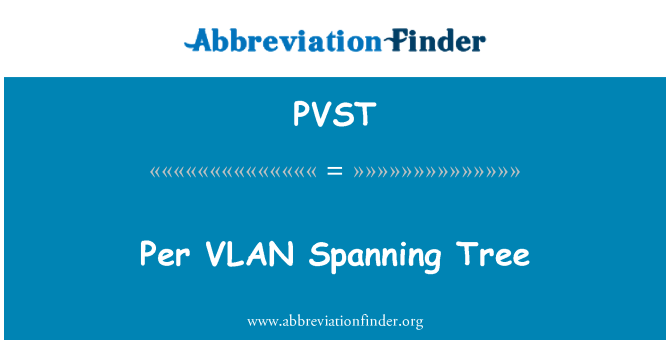 PVST: לכל VLAN עץ פורש