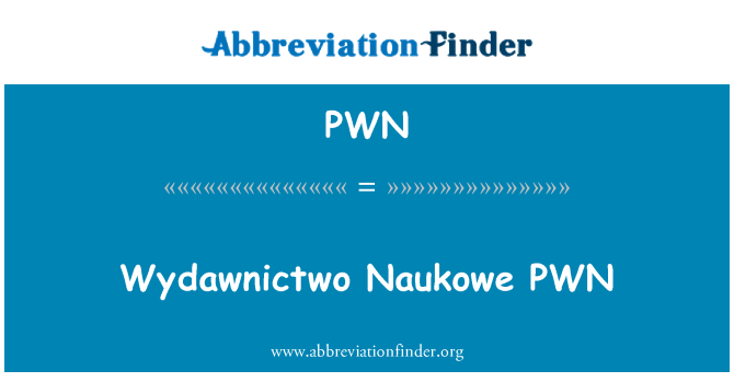PWN: Wydawnictwo Naukowe männi