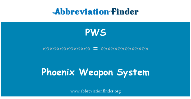 PWS: Phoenix zbraňový systém