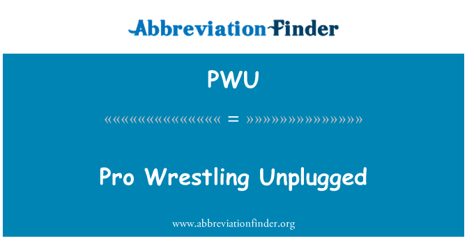 PWU: Pwogram lit Débranché