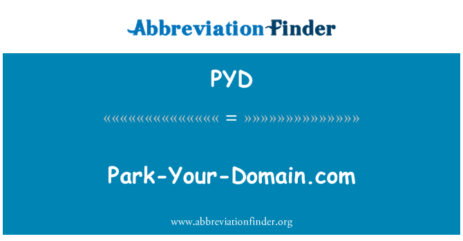 PYD: Park-Your-Domain.com