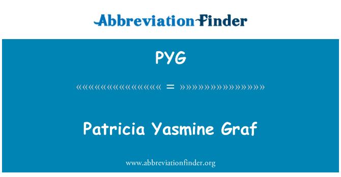 PYG: Patricia Yasmine Graf