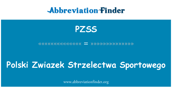 PZSS: پاولسک زواازیک سٹرزیلیکٹوا سپورٹوویگو