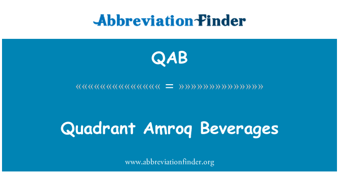 QAB: Kvadrant Amroq pijač