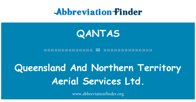 QANTAS: Queensland u territorju tat-tramuntana mill-ajru Services Ltd.