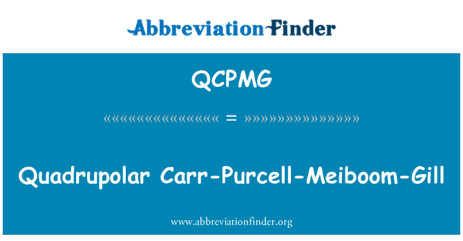 QCPMG: Quadrupolar Carr-Purcell-Meiboom-Gill