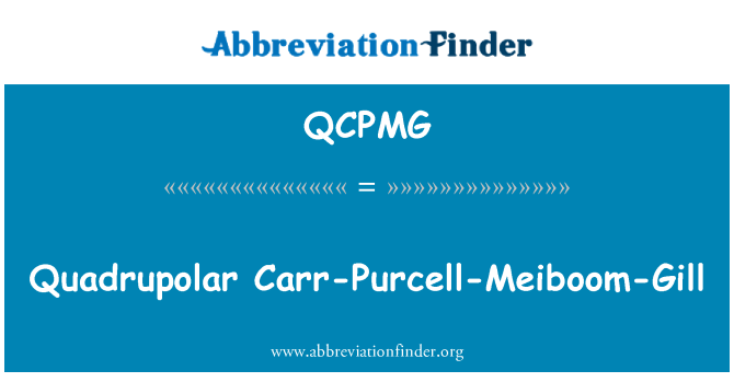 QCPMG: Quadropolar Carr-Purcell-Meiboom-Gill