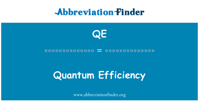 QE: Kecekapan kuantum