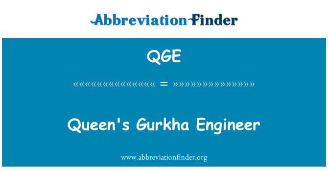 QGE: Peiriannydd Gurkha y Frenhines