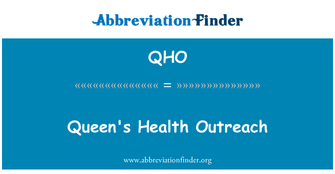 QHO: Queen's egészségügyi információs
