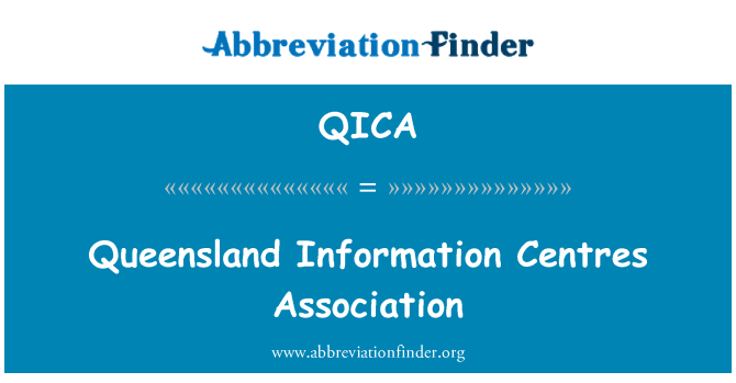 QICA: 퀸즐랜드 정보 센터 협회