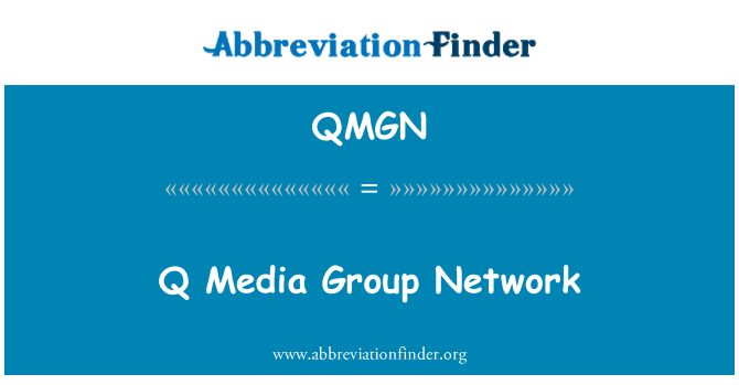 QMGN: Q Media Group nettverk