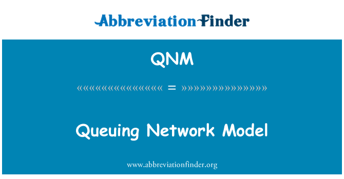 QNM: Modèl rezo ki queuing