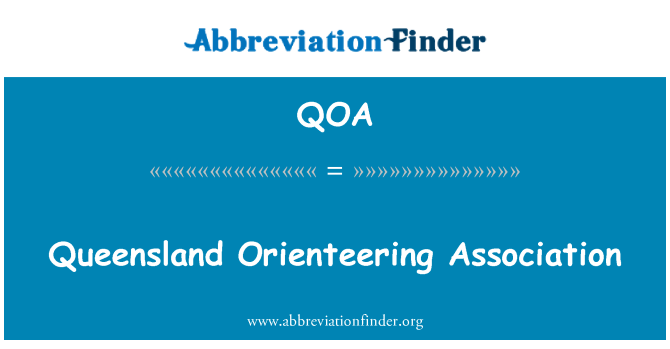 QOA: Queensland Orienteering Asosiasi