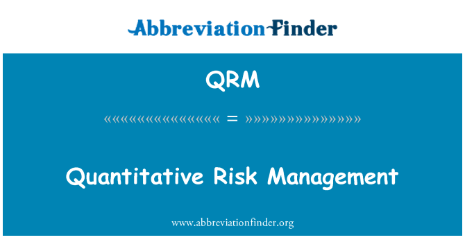 QRM: Gestion quantitative pran/seye chans