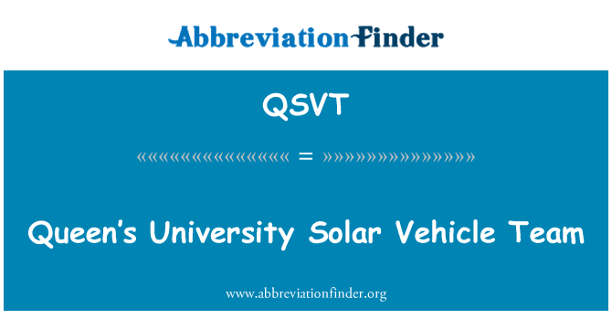 QSVT: Inivèsite solèy machin ekip larenn nan