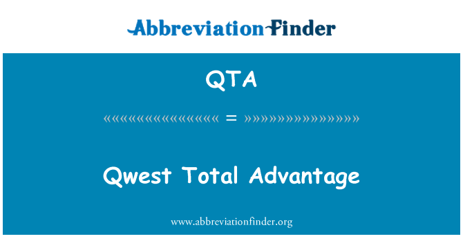 QTA: סה כ Qwest יתרון
