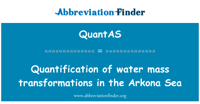 QuantAS: Kuantifikasi transformasi massa air di laut Arkona