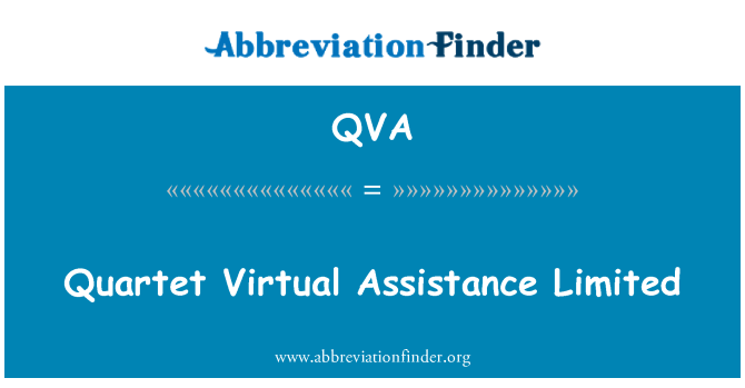 QVA: Quartet virtwali assistenza Limited
