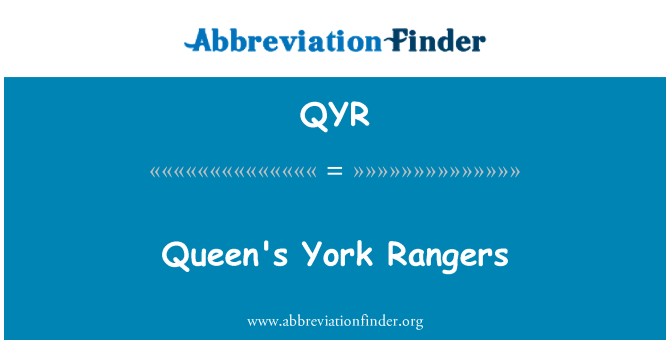 QYR: Queen's Йорк Рейнджърс
