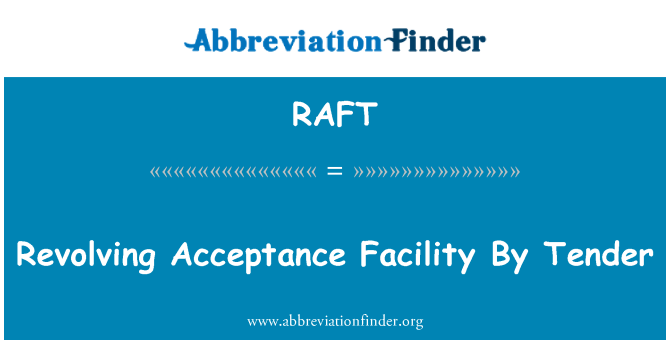 RAFT: หมุนเวียนสินเชื่อยอมรับ โดยวิธีการชำระเงิน
