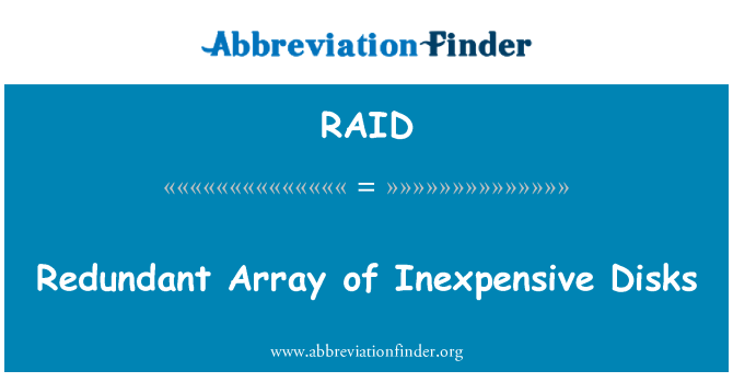 RAID: Array żejda ta ' diski mhux għali