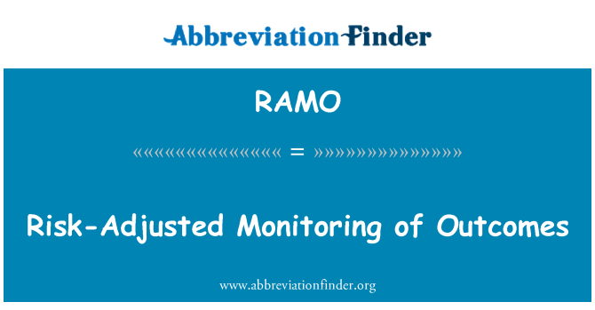 RAMO: Корекция за риска мониторинг на резултатите