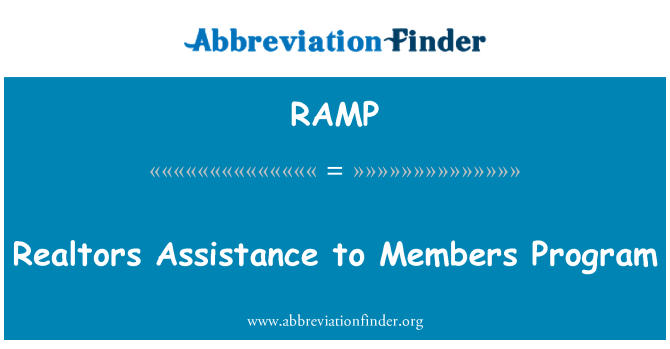 RAMP: Realtors għajnuna il-programm tal-Membri