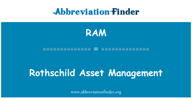 RAM: Rothschild Asset Management