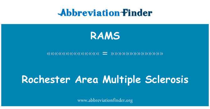RAMS: L'esclerosi múltiple de Rochester zona