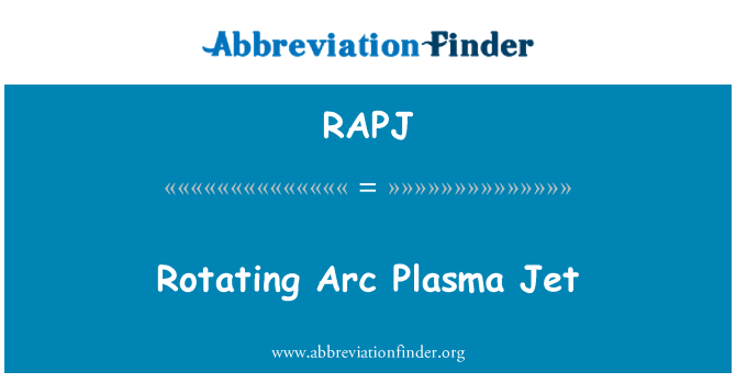 RAPJ: Jet Plasma Arc berputar