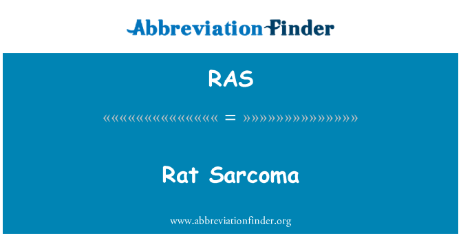 RAS: Rat Sarcoma