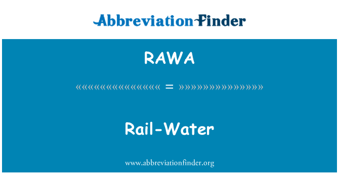 RAWA: Järnväg-vatten