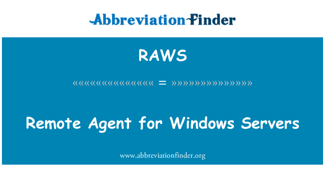 RAWS: Απομακρυσμένο γραφείο για διακομιστές Windows