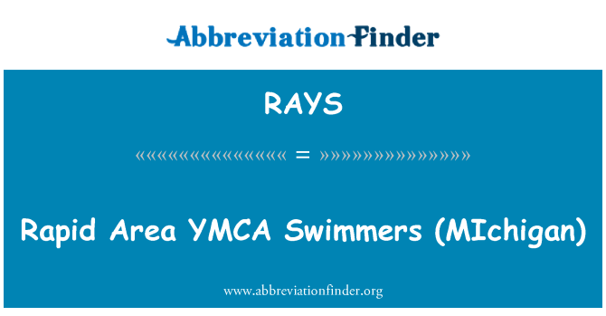 RAYS: Kiire ala YMCA ujujad (MIchigan)