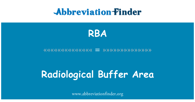 RBA: منطقه بافر رادیولوژی