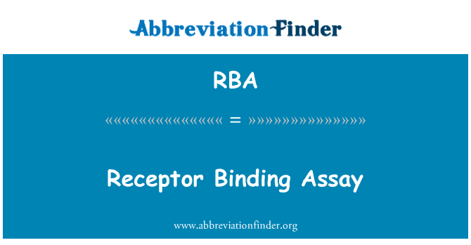 RBA: Receptor vinculant assaig