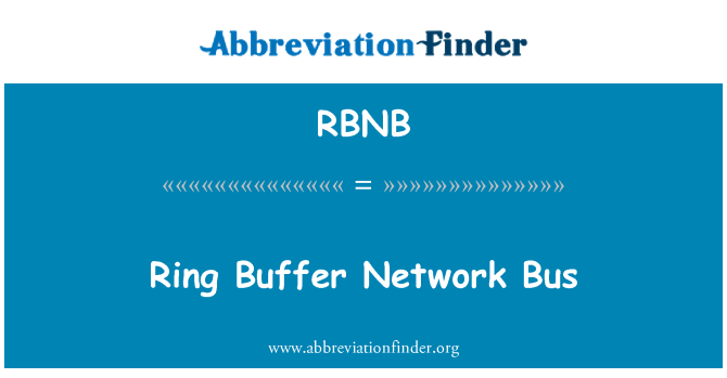 RBNB: Ring Buffer omrežje avtobus