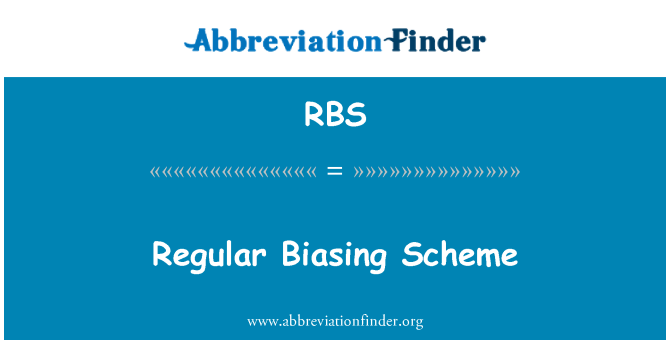 RBS: Thường xuyên đề án Biasing