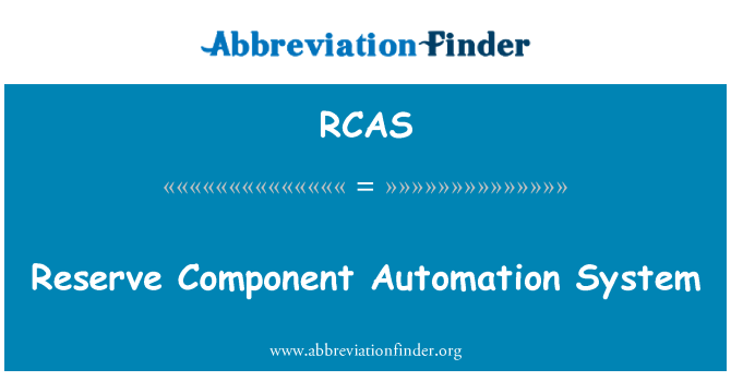 RCAS: จองห้องพักที่คอมโพเนนต์ระบบอัตโนมัติ