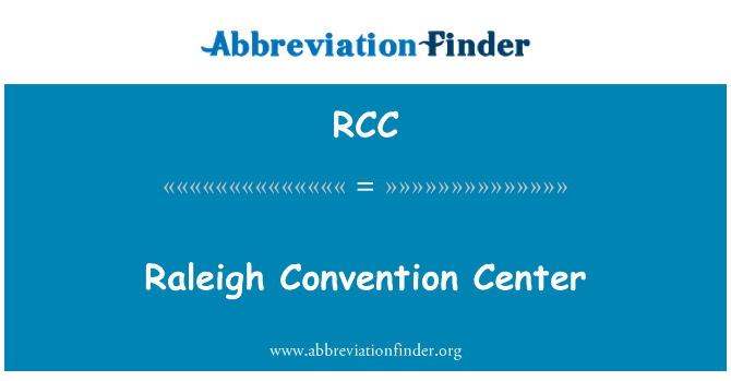RCC: Iċ-ċentru ta ' Konvenzjoni Raleigh