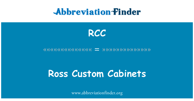 RCC: Ross Custom armaris