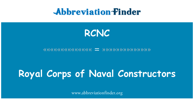 RCNC: Korp Rjali ta Constructors Navali