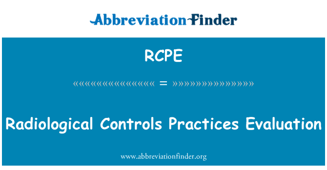 RCPE: Kontrol radiologis praktik evaluasi