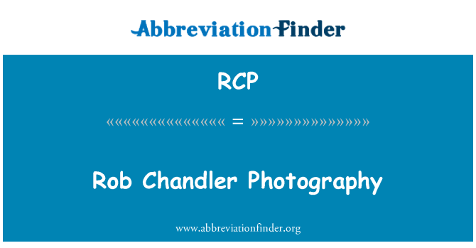 RCP: Rob Chandler fotografering