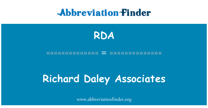 RDA: Richard Daley Associates